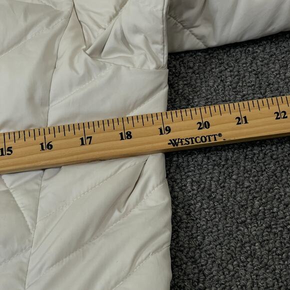 Columbia Jacket Womens Size M Omni-Heat Heavenly Hooded Extended Cuffs Flawed - Picture 12 of 13